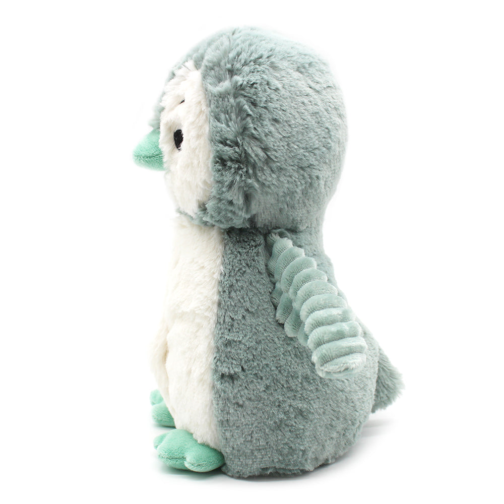Peluche pingouin Iglou maman et son bébé vert menthe - Les Ptipotos 5