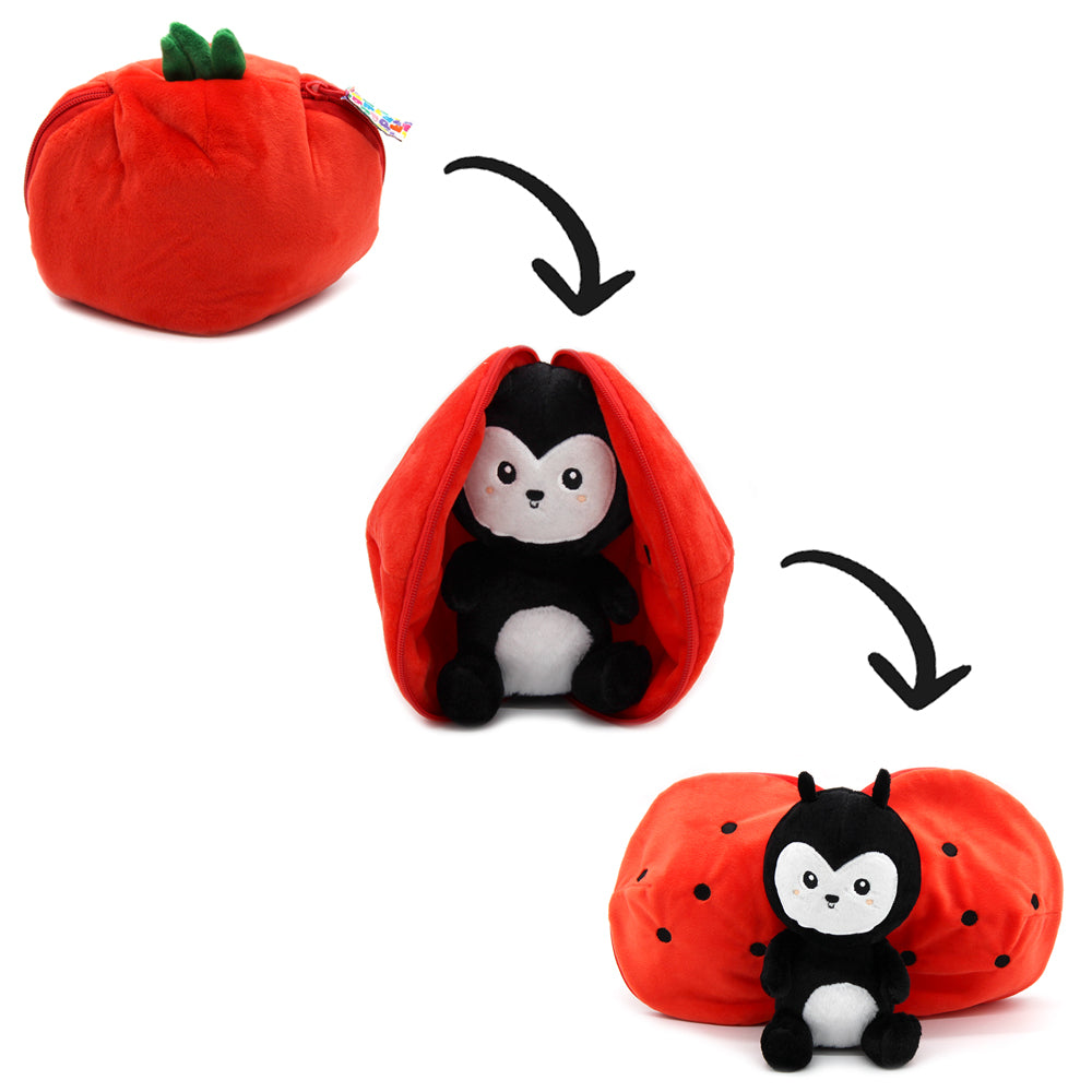 Comet the ladybug/tomato plush toy Flipetz - Main Image