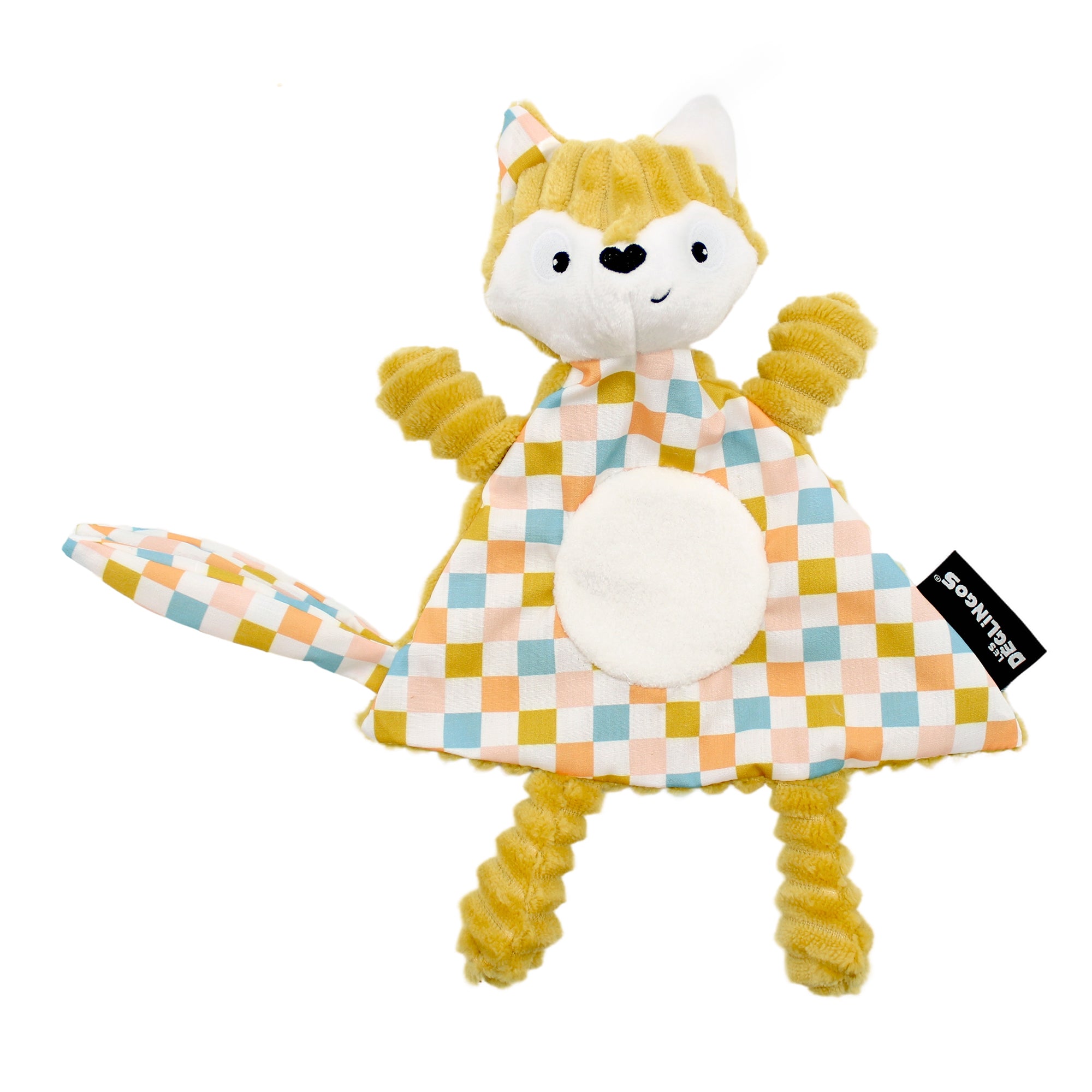 Petite peluche boite cadeau Cyranos le renard - Les Déglingos Petite peluche boite cadeau Cyranos le renard - Les Déglingos