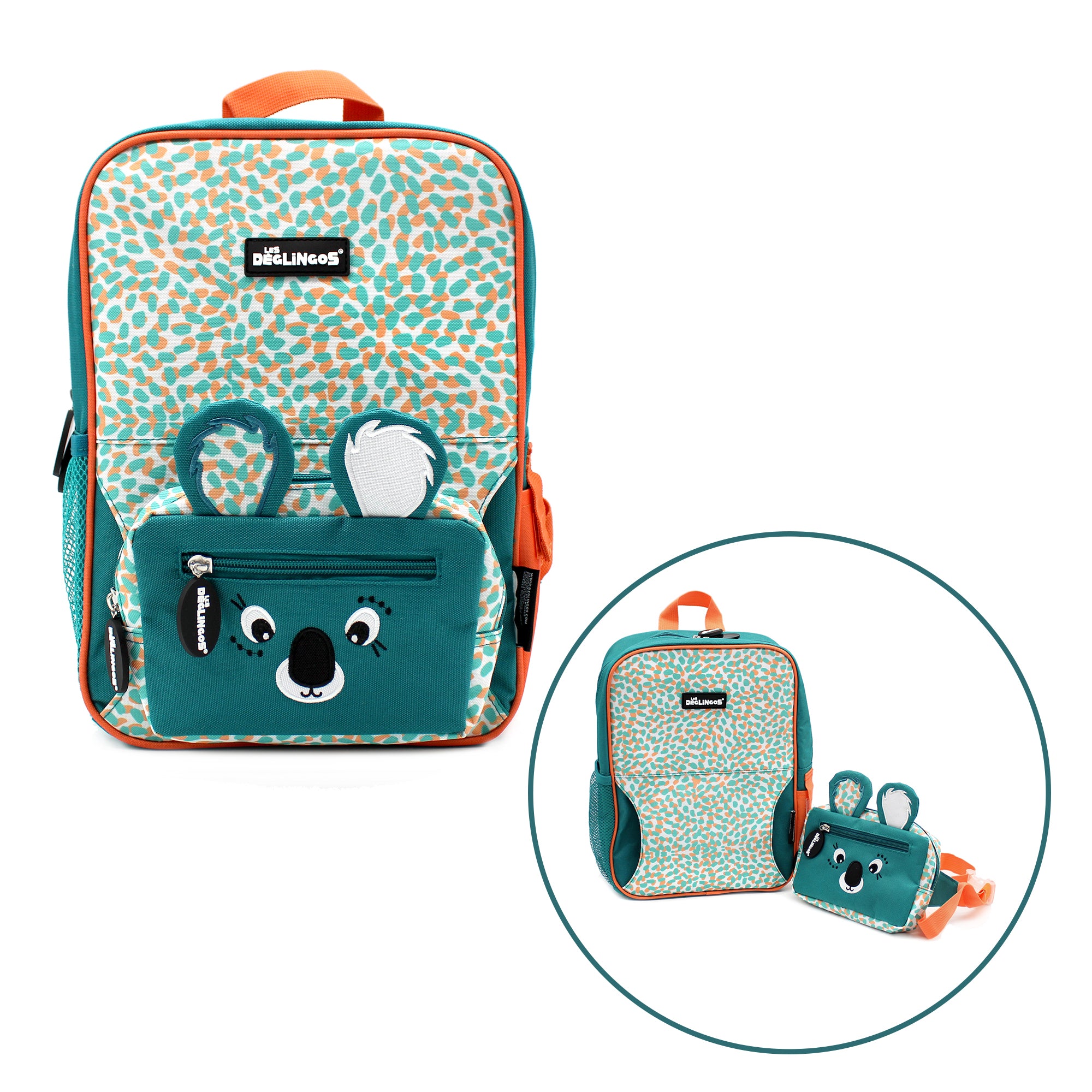 2-in-1 Kids' Backpack with Detachable Bum Bag