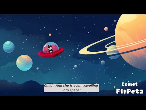 Vidéo animation Comet la tomate/coccinelle - Flipetz