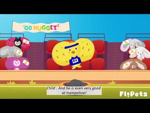 Vidéo animation Nugget le poussin/ananas - Flipetz