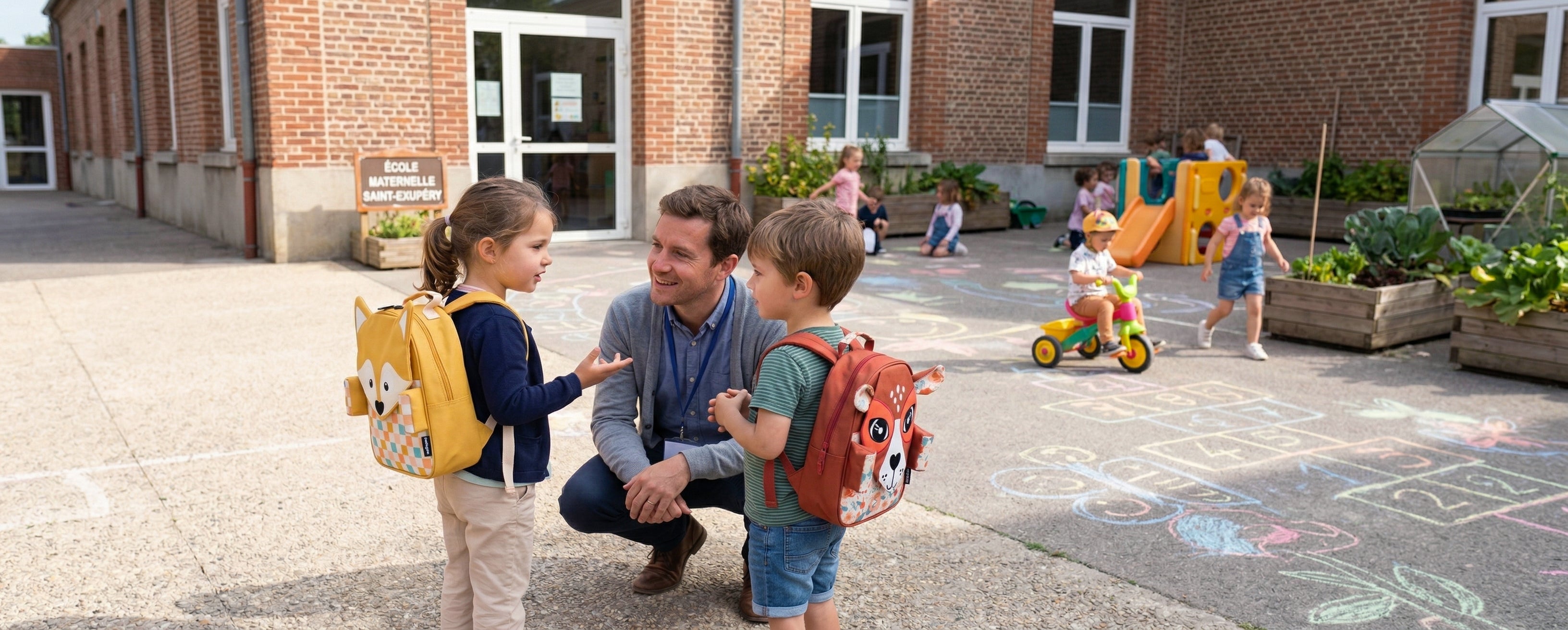 Collection sacs à dos petite section pour enfants dès 3 ans - Les Déglingos