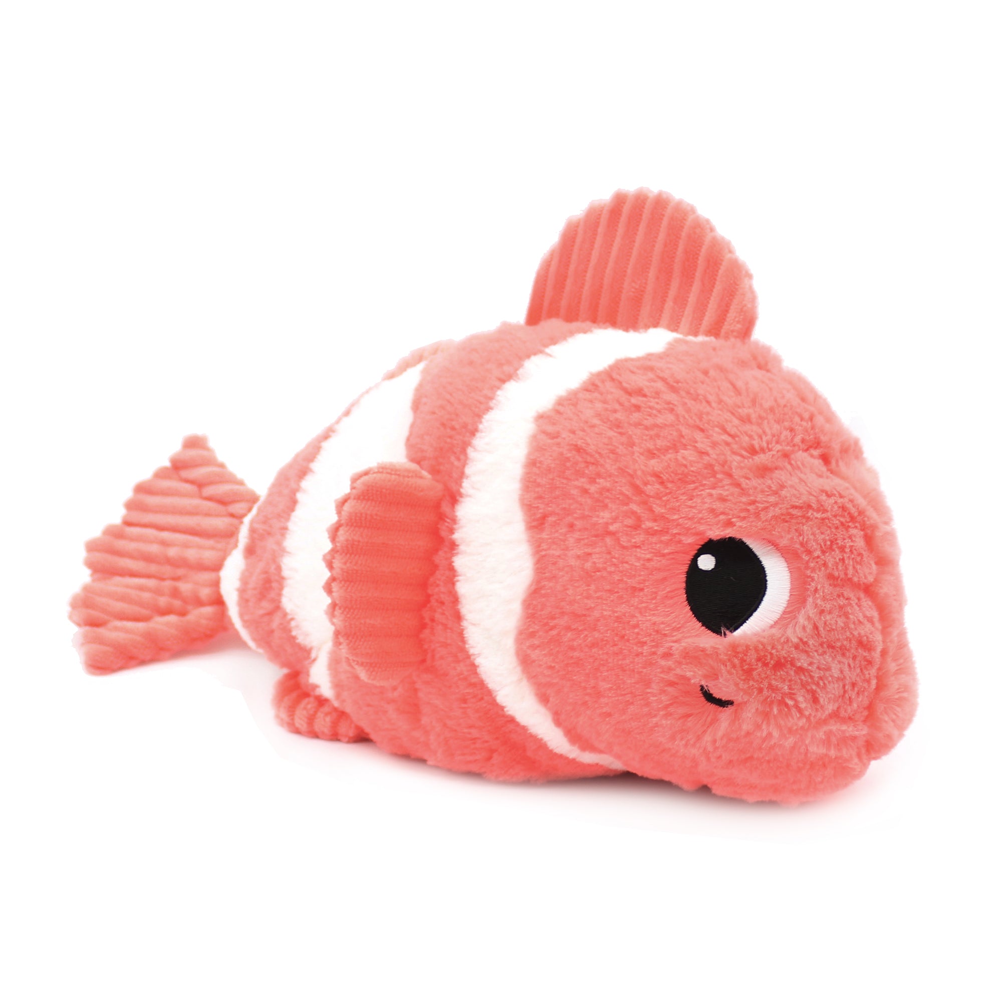 Peluche poisson-clown Bigou maman et son bébé corail - Vue de profil de la maman poisson-clown - Les Ptipotos