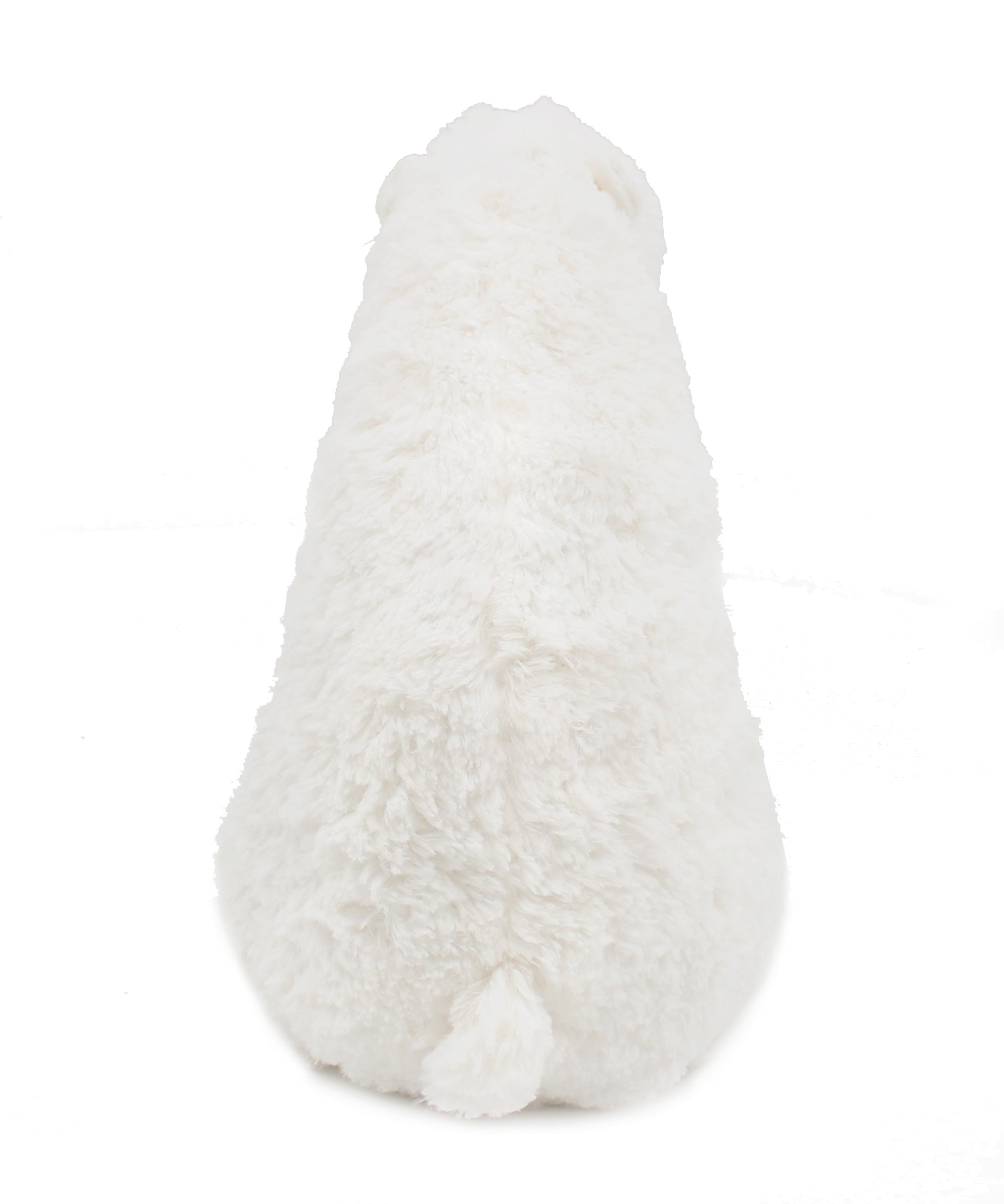 Peluche ours polaire Grobidou maman et son bébé blanc - vue de la maman de dos - Les Ptipotos