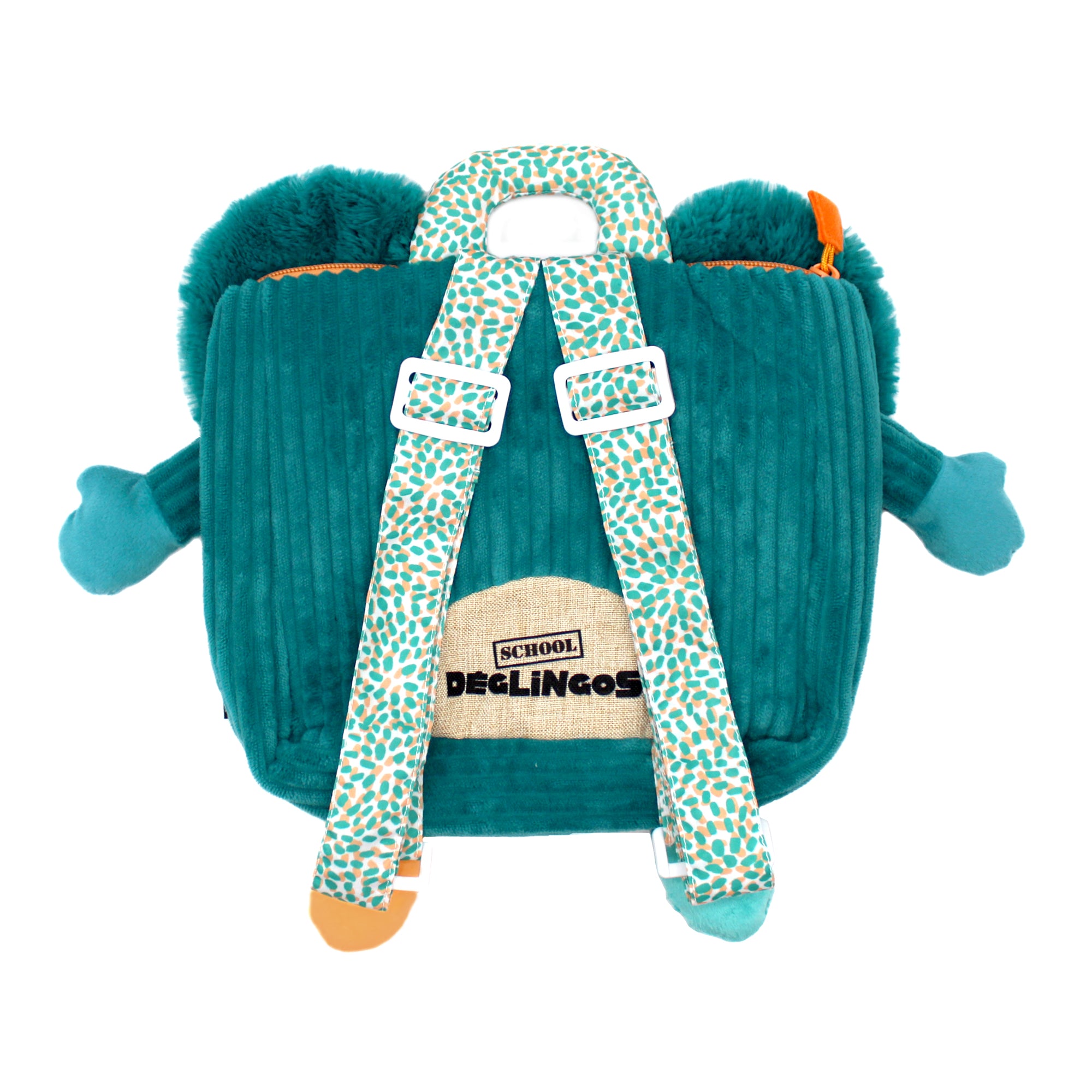 Sac à dos velours côtelé Berlingos le koala - vue de dos - Les Déglingos