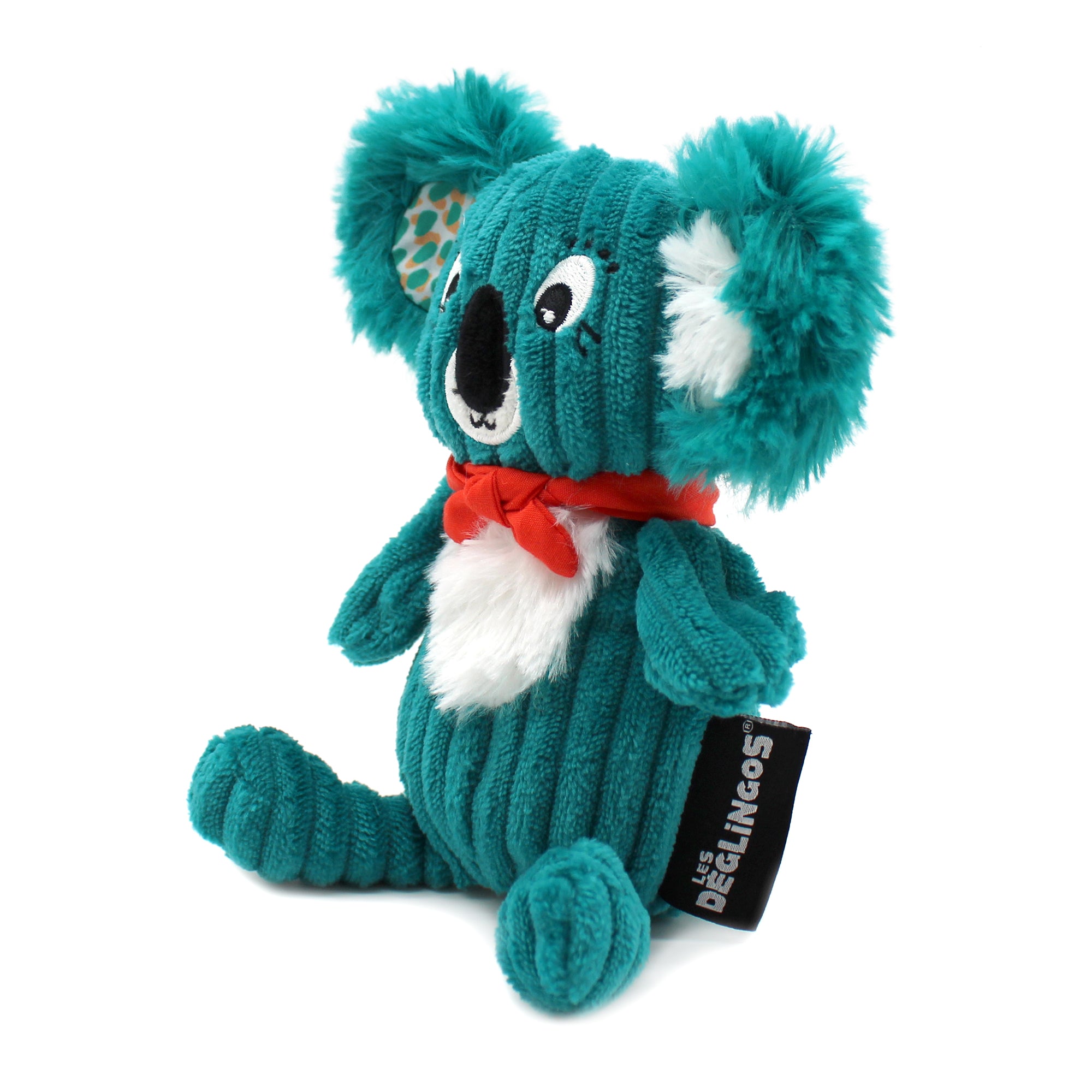 Peluche avec boîte cadeau Petit Simply Berlingos le koala - vue de profil - Les Déglingos