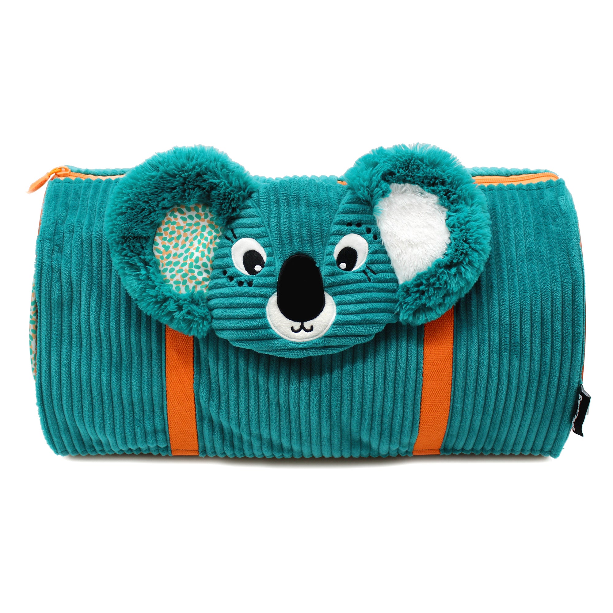 Sac weekend Berlingos le koala - vue de face du sac polochon - Les Déglingos