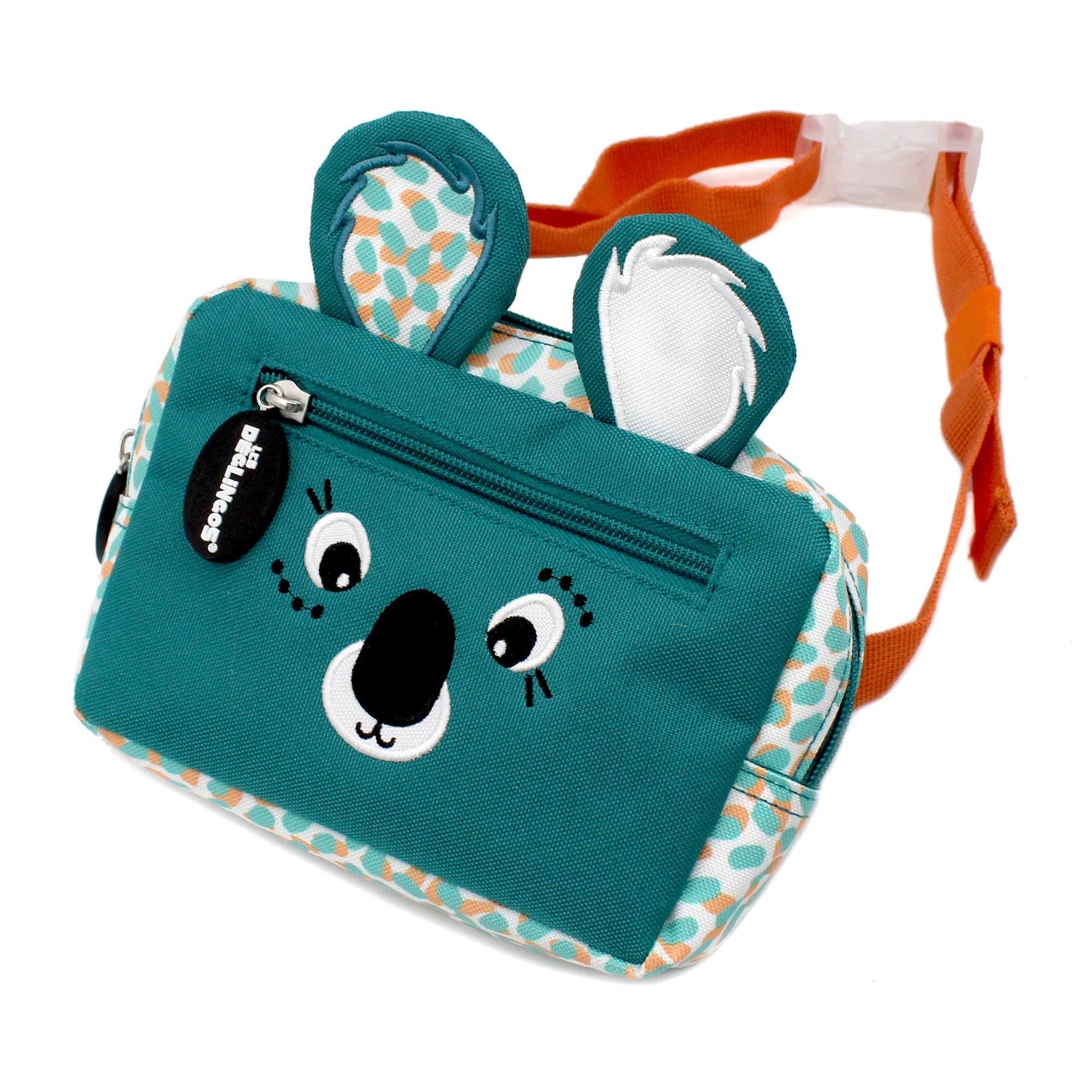 Sac à dos 2 en 1 avec sac banane amovible Berlingos le koala - vue de profil du sac banane - Les Déglingos