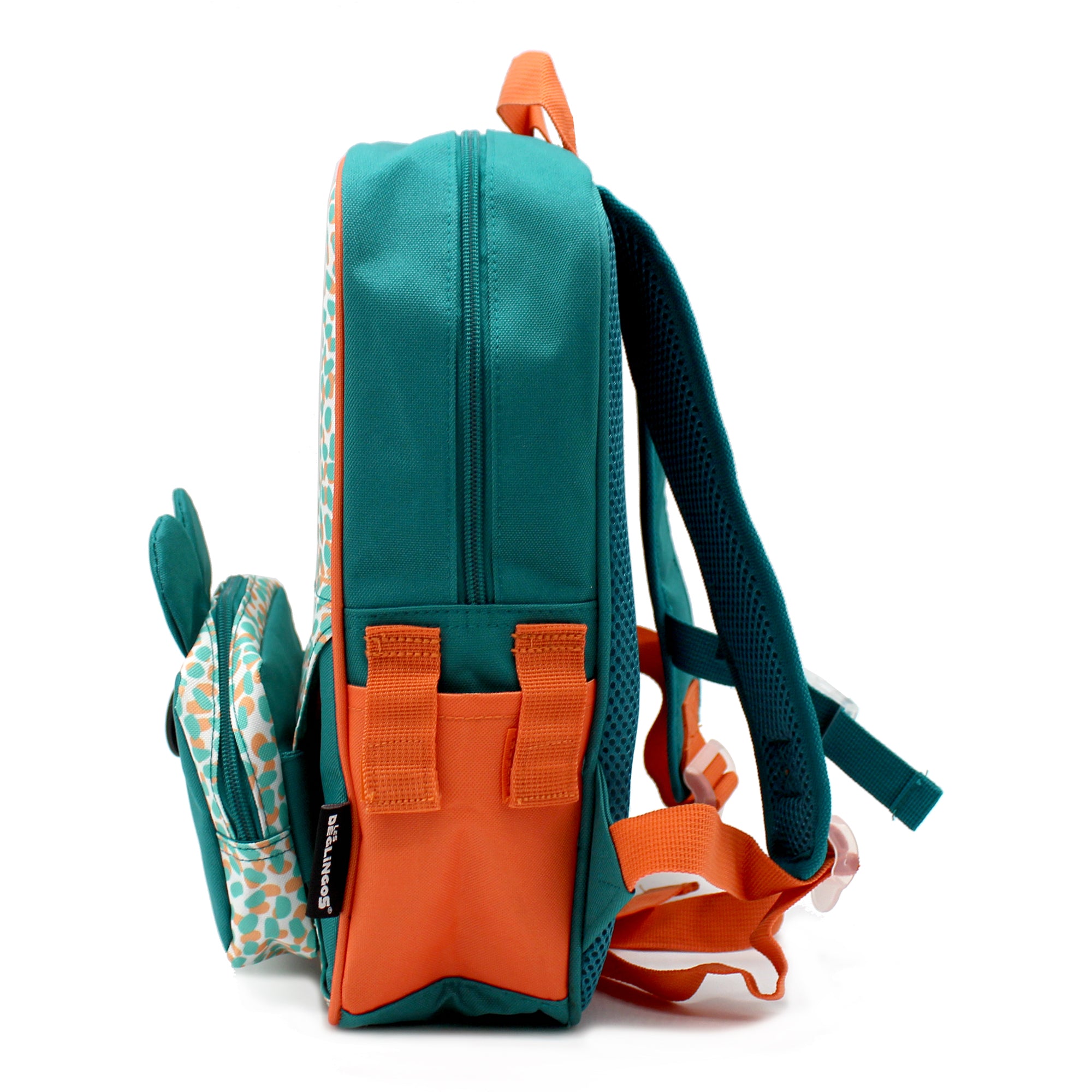 Sac à dos 2 en 1 avec sac banane amovible Berlingos le koala - vue de profil du sac à dos avec la banane - Les Déglingos