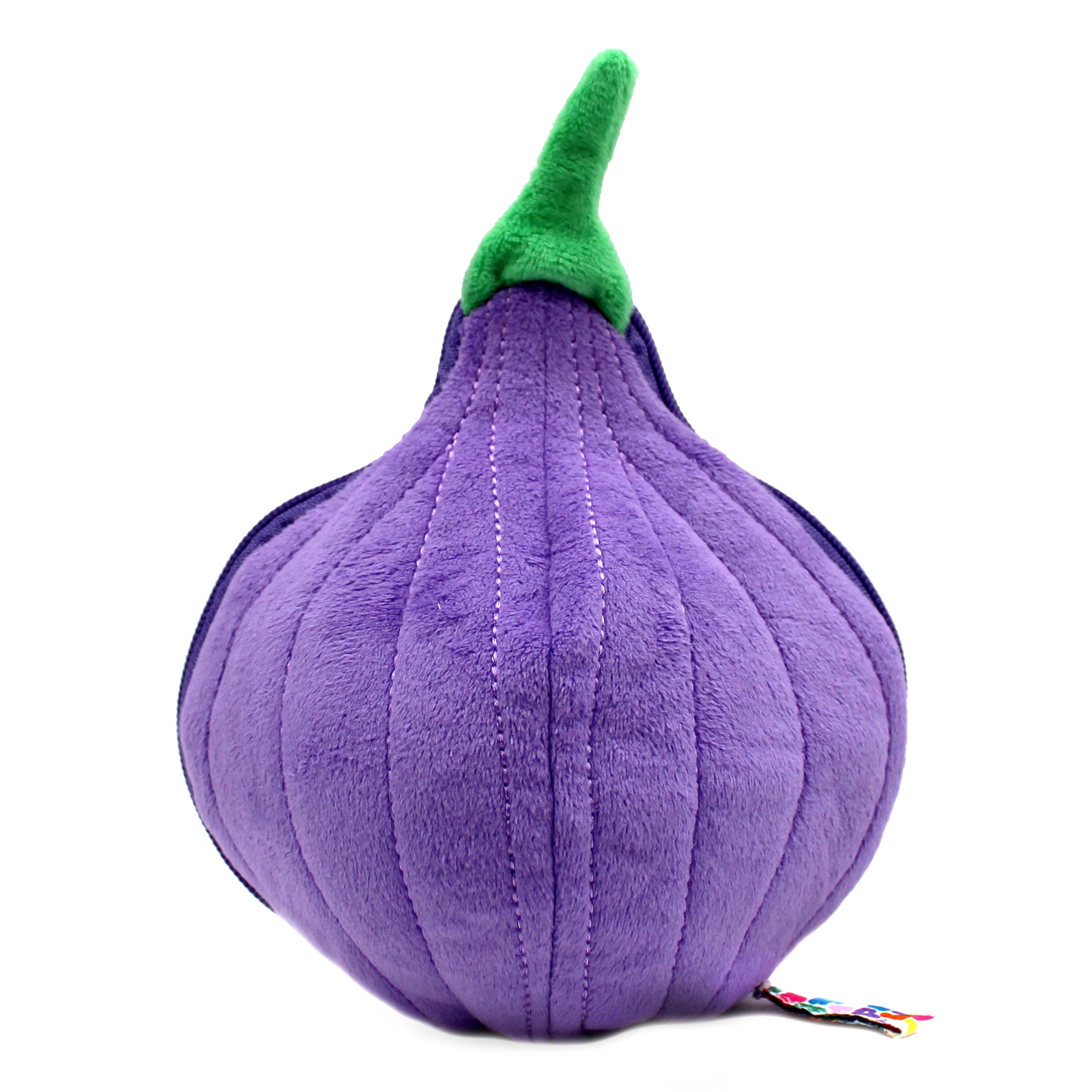 Peluche Russet le renard/figue - vue de face de la peluche figue violette - Flipetz