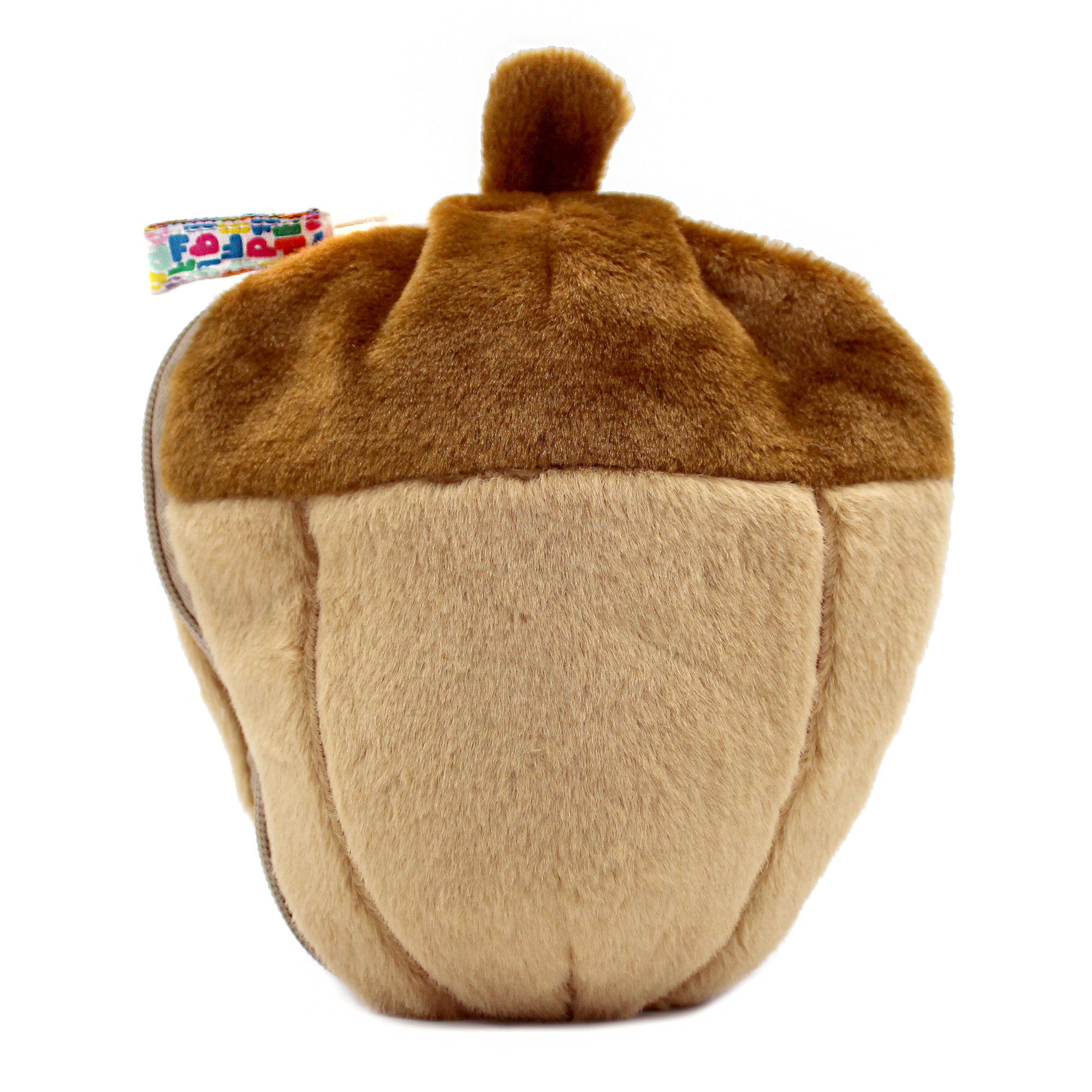 Peluche Noiset l'écureuil/gland - visuel du gland vue de face - Flipetz