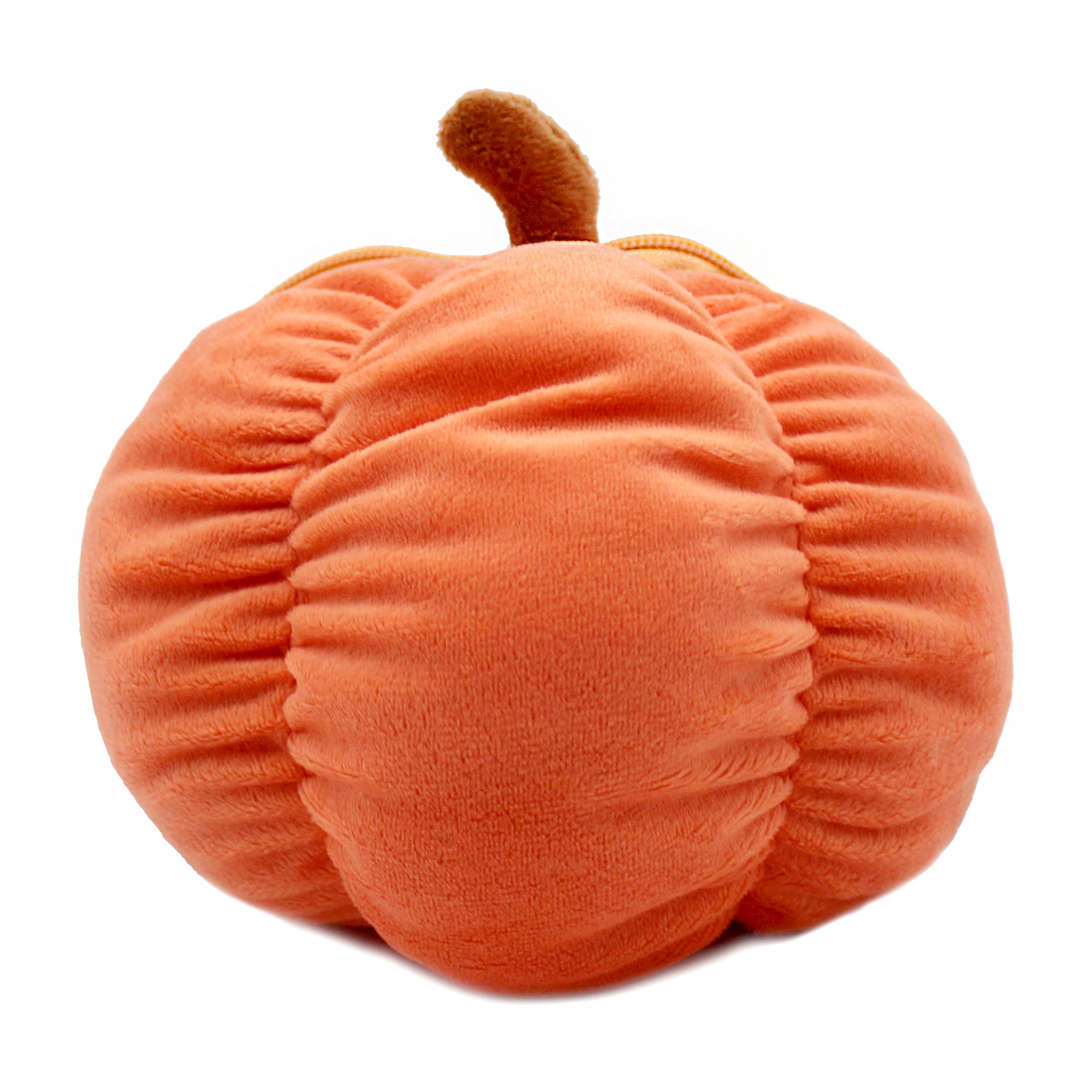 Peluche Pumpet la citrouille/araignée - visuel de la citrouille vue de face - Flipetz