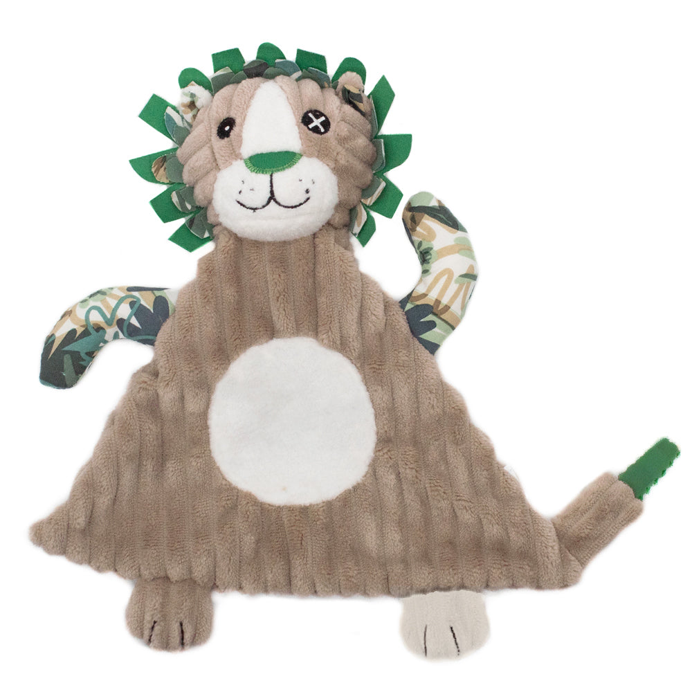 Doudou Baby Jélékros le lion - Vue de face - Les Déglingos
