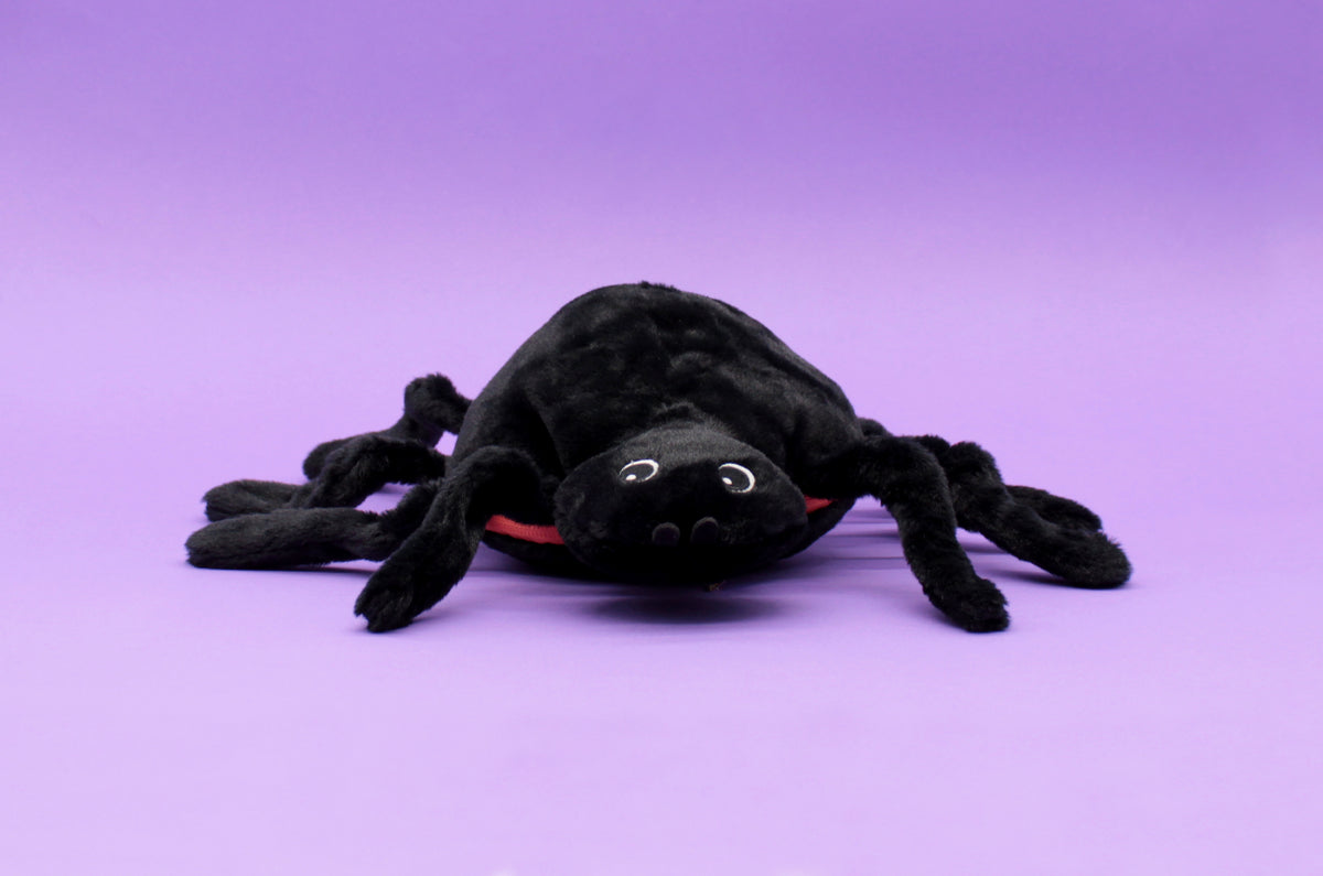 Peluche Pumpet la citrouille/araignée - montage transformation de la citrouille en araignée 8 - Flipetz
