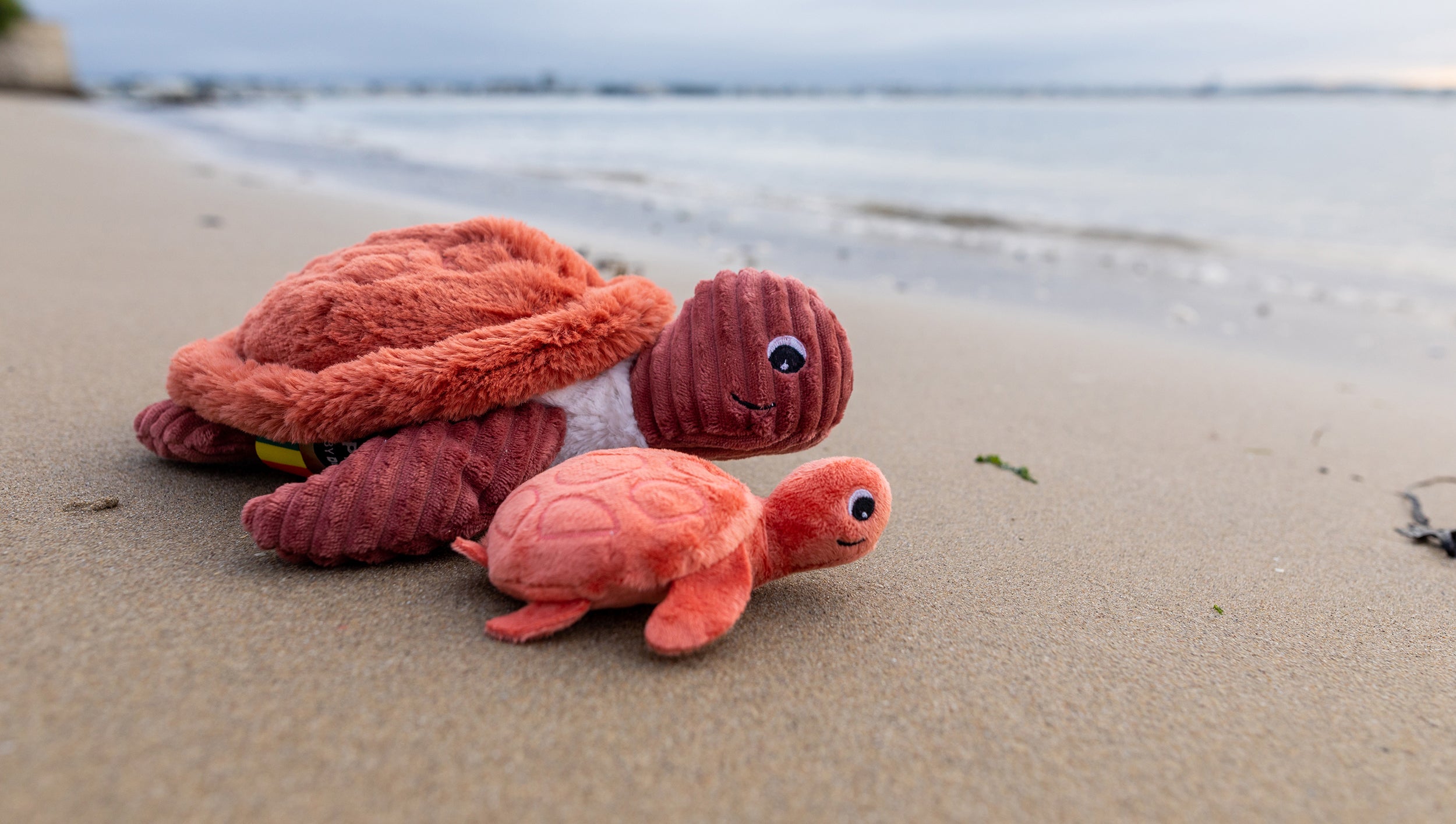 Peluche géante pieuvre et son bébé rose Filou Les Ptipotos - Made