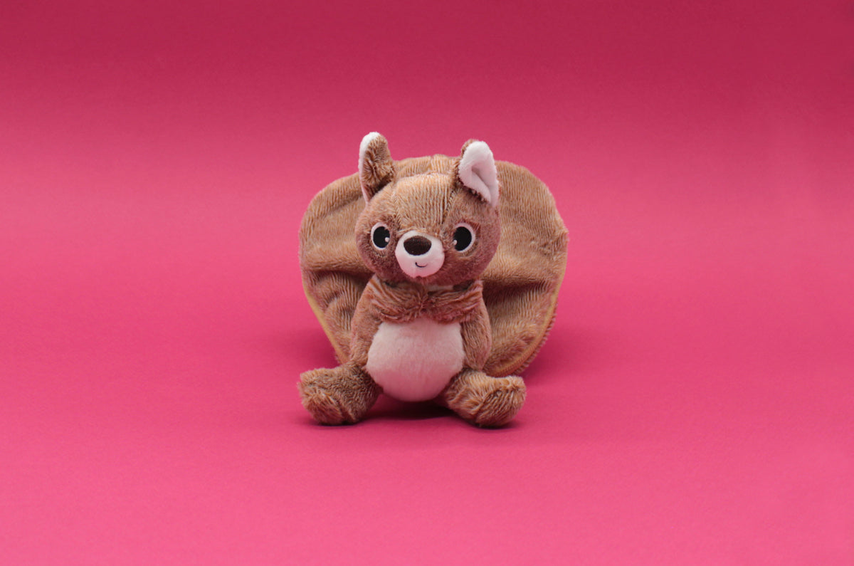 Peluche Noiset l'écureuil/gland - montage de la peluche gland qui se transforme en peluche écureuil 7 - Flipetz