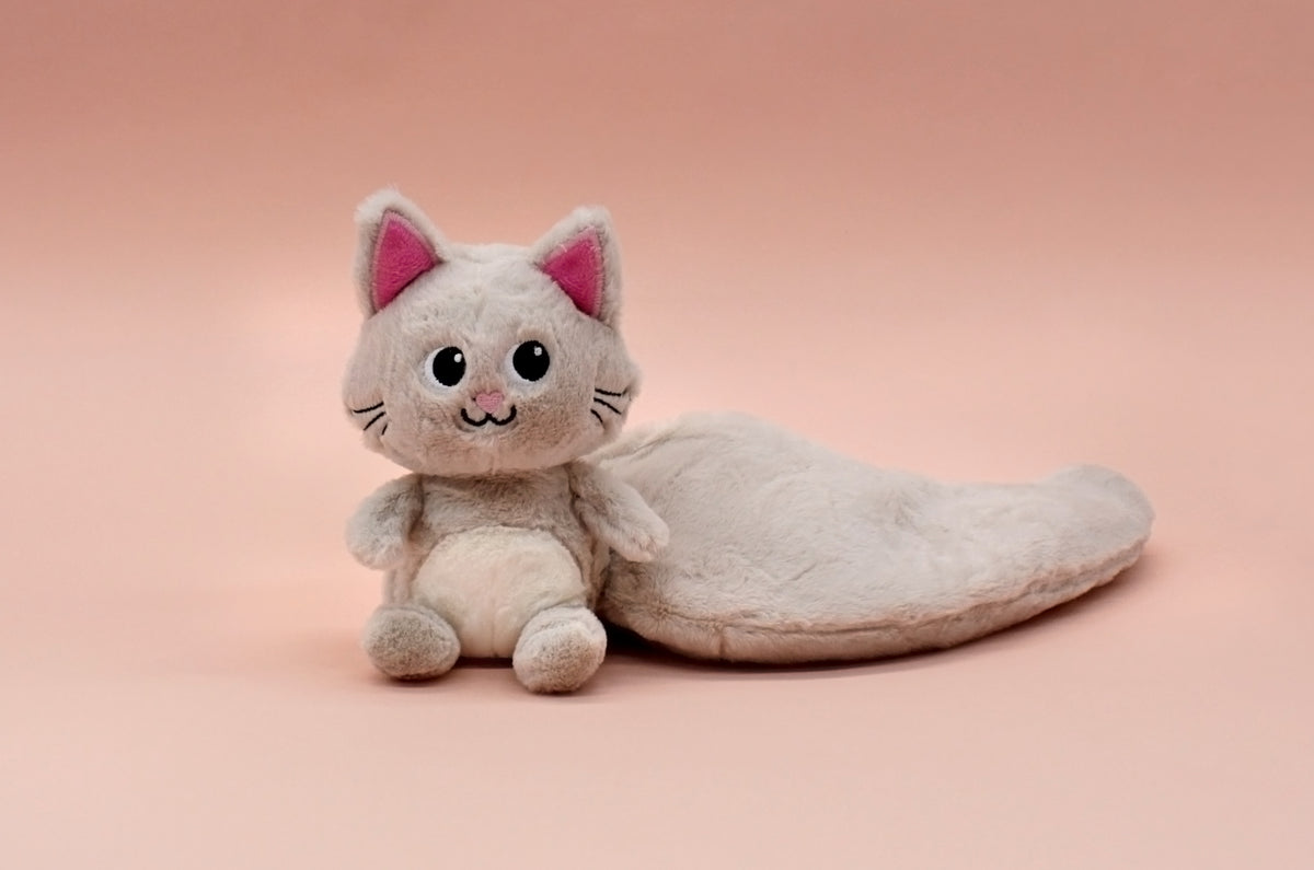Peluche Spicet le chat/piment - Montage du piment rouge qui se transforme en chat gris 7 - Flipetz