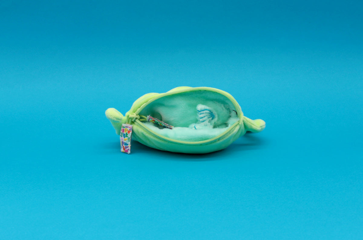 Peluche Bubblet le poisson/pois - montage du pois se transformant en poisson 4 - Flipetz