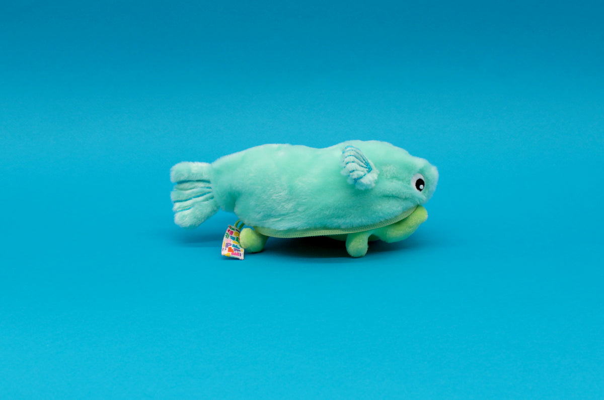 Peluche Bubblet le poisson/pois - montage du pois se transformant en poisson 7 - Flipetz