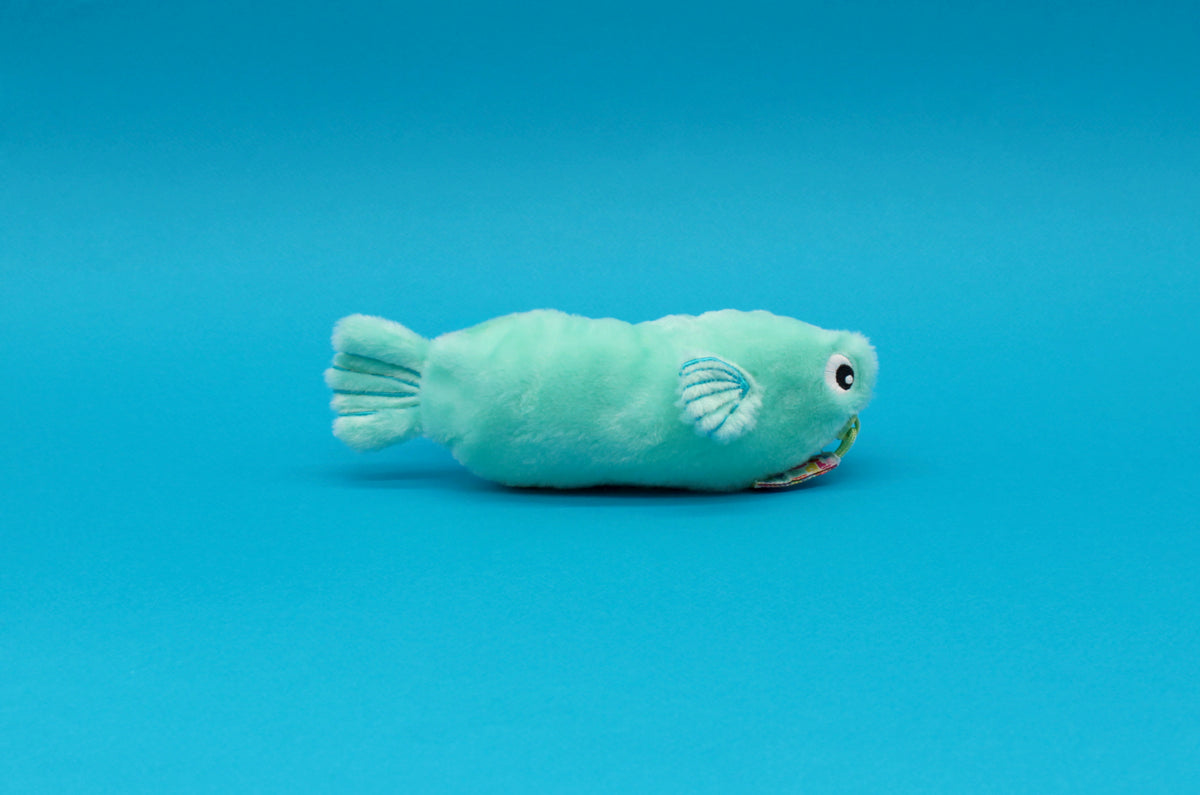 Peluche Bubblet le poisson/pois - montage du pois se transformant en poisson 8 - Flipetz