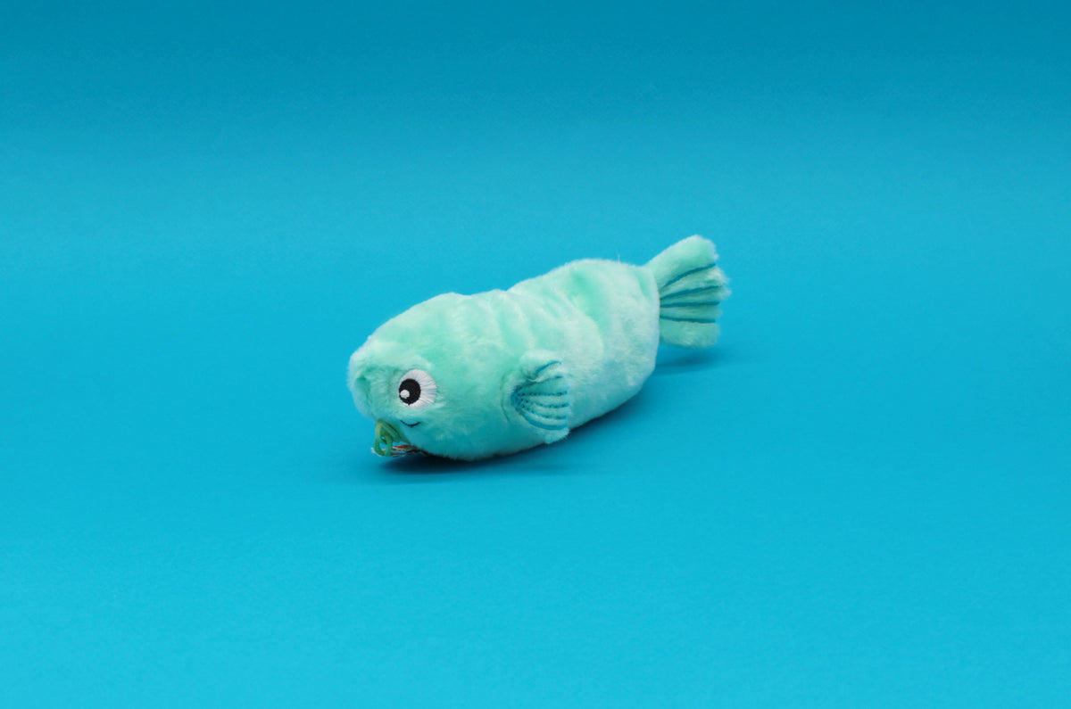 Peluche Bubblet le poisson/pois - montage du pois se transformant en poisson 9 - Flipetz