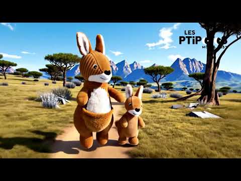 Vidéo d'animation peluche Allezou le kangourou - Les Ptipotos