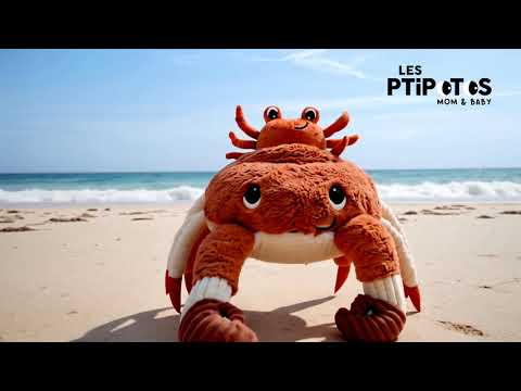 Vidéo d'animation peluche Cassecou le crabe - Les Ptipotos