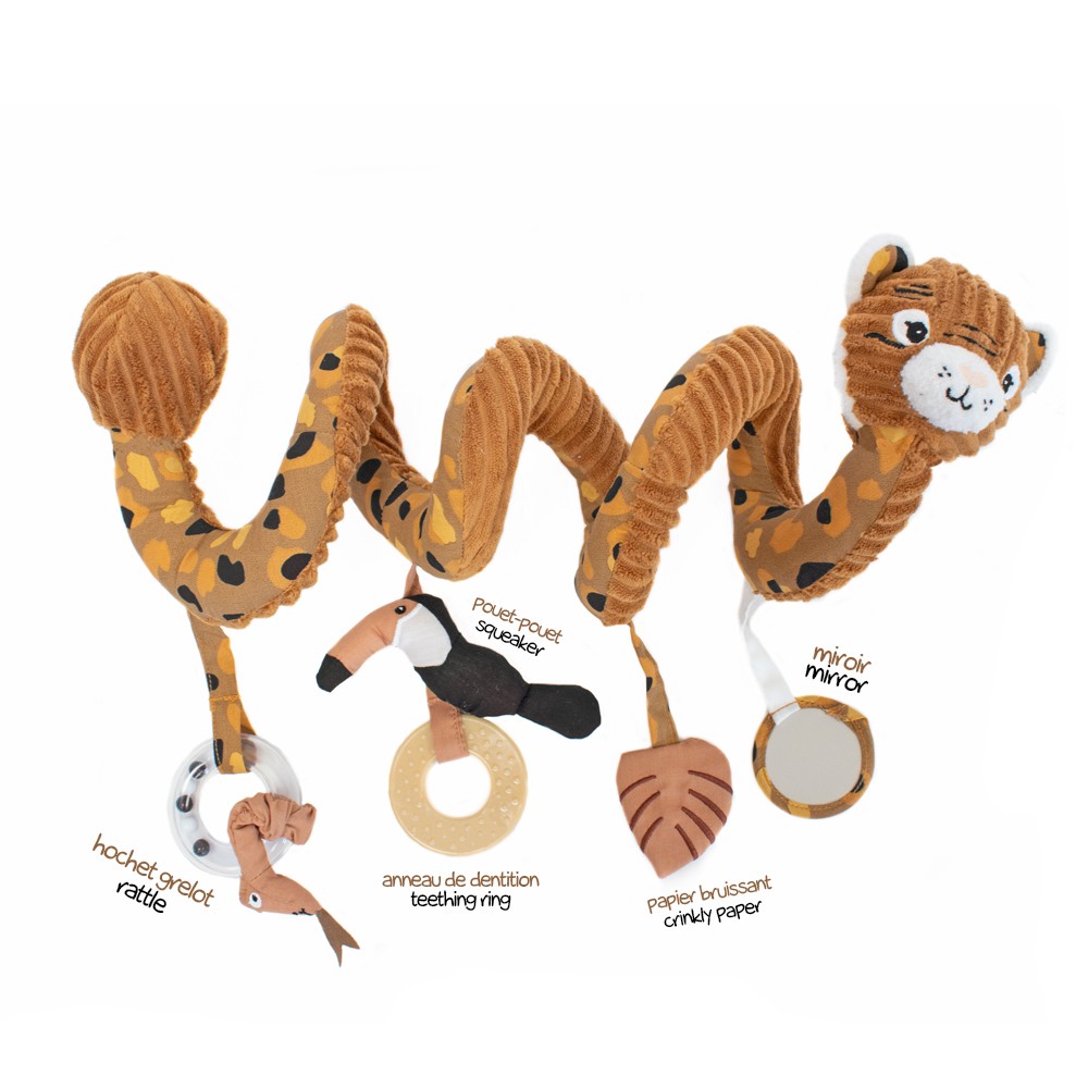 Spirale d'activités jouet d'éveil Speculos le tigre - Les Déglingos –  Deglingos