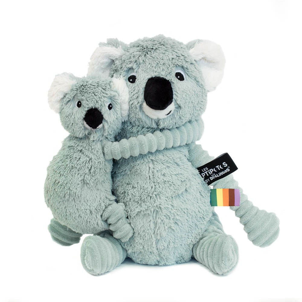 Peluche Trankilou le koala maman et son bébé menthe - Les Ptipotos