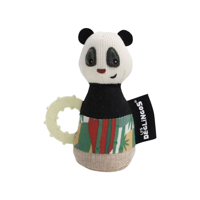 Hochet D'activités Cyranos Le Renard Déglingos | Avec Anneau De Dentition, Papier Bruissant, Grelots | Pour Bébé Dès La Naissance, 17 Cm | Lavable En Machine