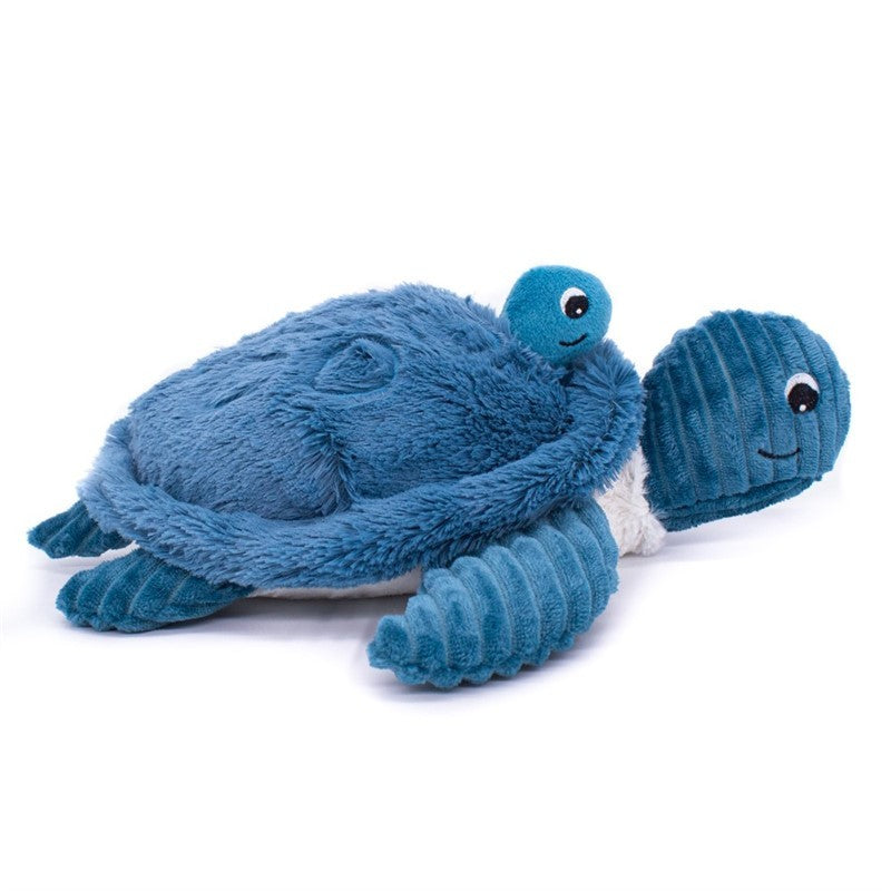 Peluche tortue Sauvenou maman et son bébé bleu - Les Ptipotos 5